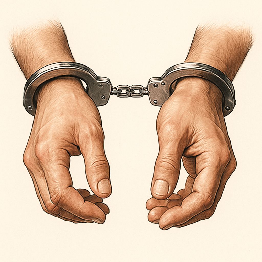 القبض على سارق الكابلات الكهربائية